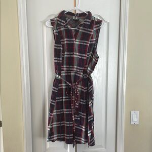 Torrid Plaid Sleeveless Dress